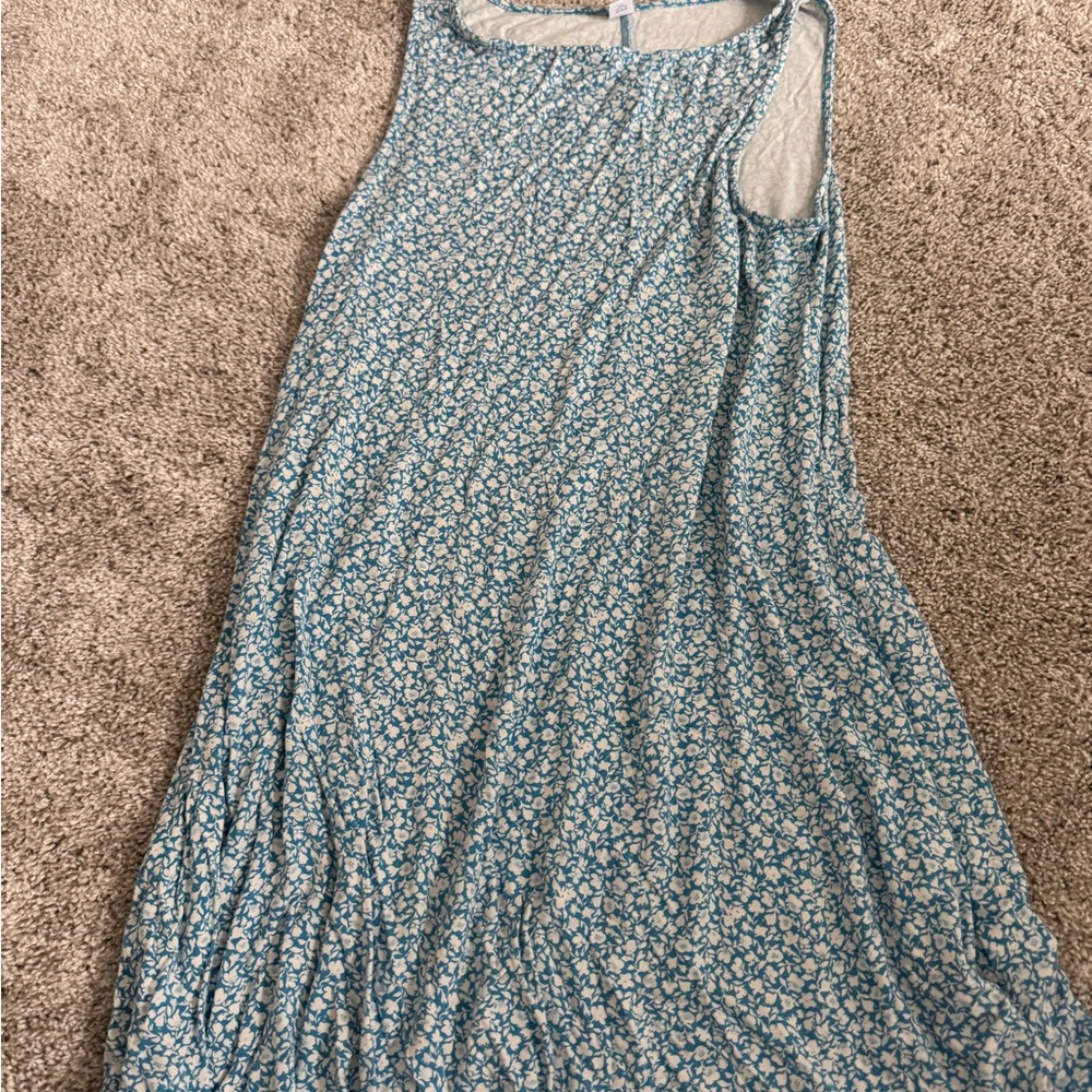 Old Navy Blue Floral Dress